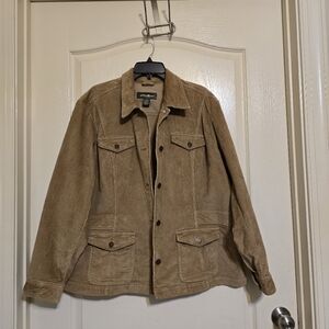 Women's Tan Corduroy Jacket